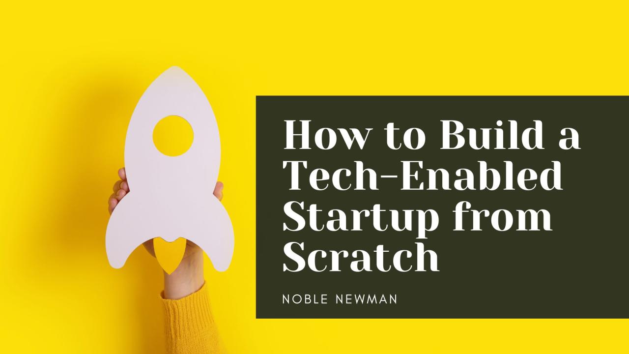 How To Build A Successful Tech Startup From Scratch