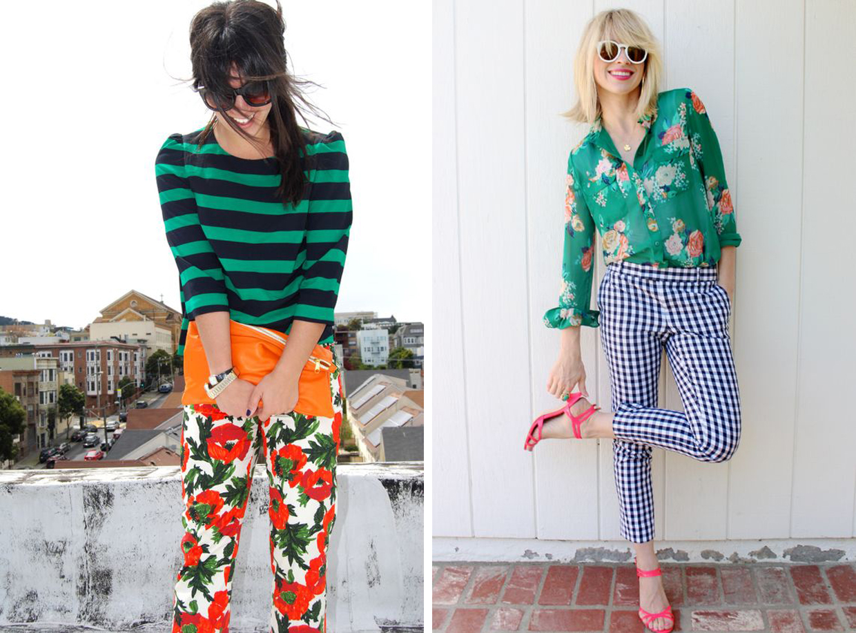 Pin by ダイアン. マ on ふく | Clashing prints, How to wear, Style How To Mix And Match Patterns In Outfits